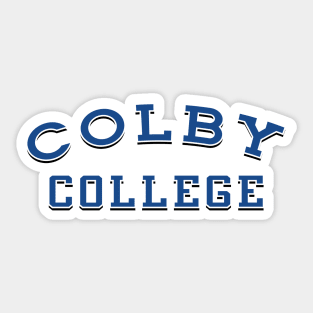 Colby College Sticker